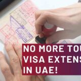 No More Visit Visa Extension in UAE!